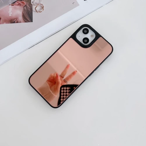 Selfie Mirror Θηκη για iPhone 14 Rose Gold