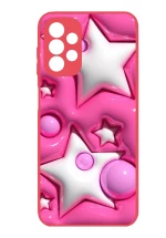 STARS Premium Protective Hard Case hot pink Θήκη για Samsung Galaxy A33 5G