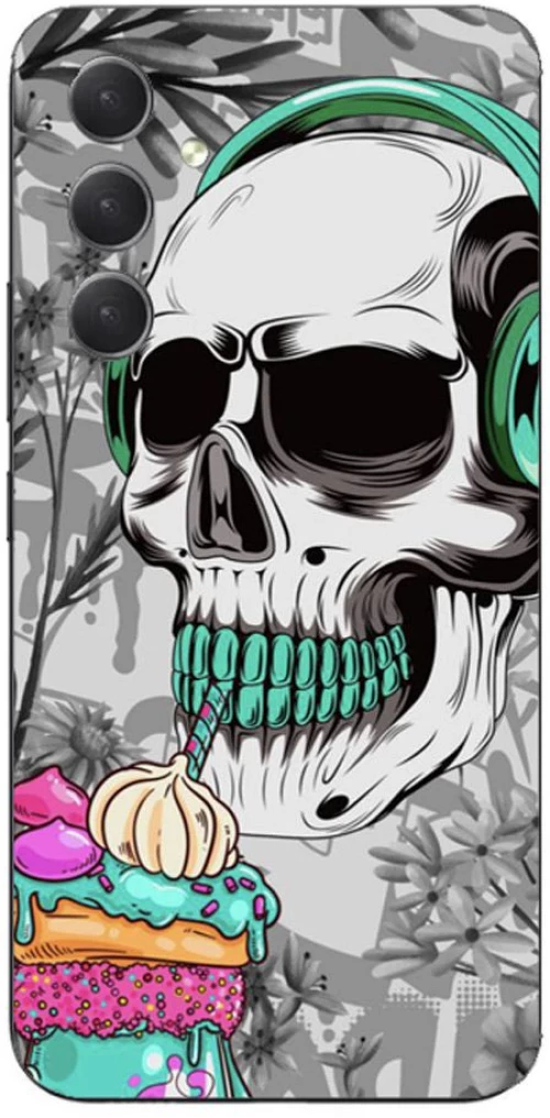 Skull Silicone Case θήκη για Samsung Galaxy A05s 4gg white