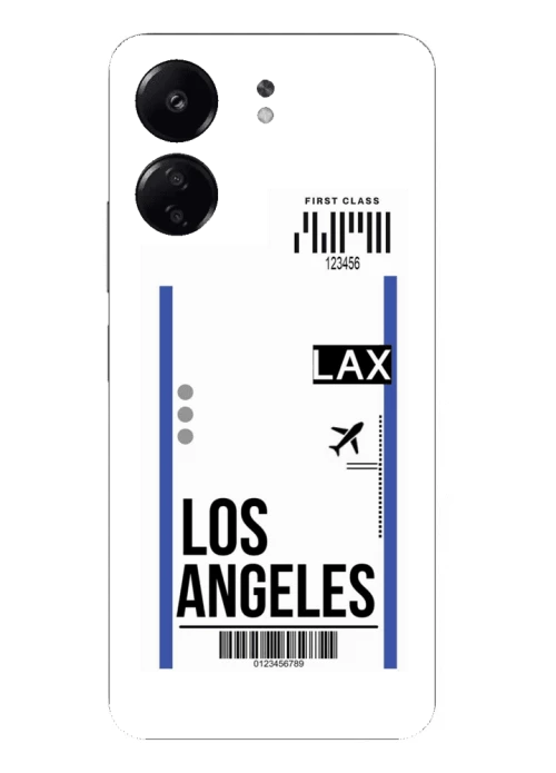 Travel To Los Angeles Silicone Διαφανη θήκη για Xiaomi Redmi 13C