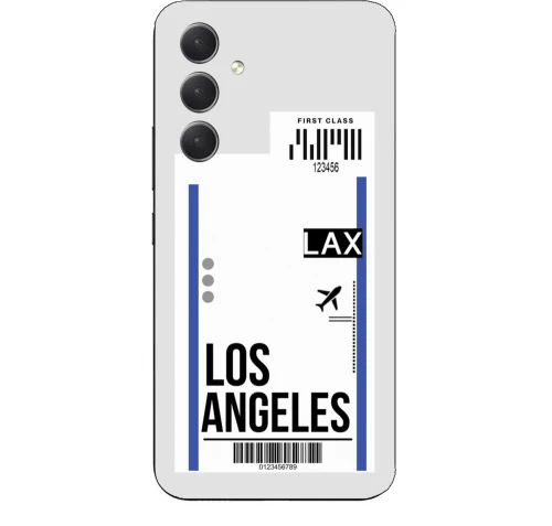 Travel To Los Angeles Custom Glossy Silicone Διαφανη θήκη για Realme 11 Pro 5G/11 Pro Plus 5G