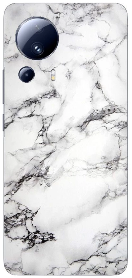Marble Silicone Case θήκη για Xiaomi 13 Lite 5G white