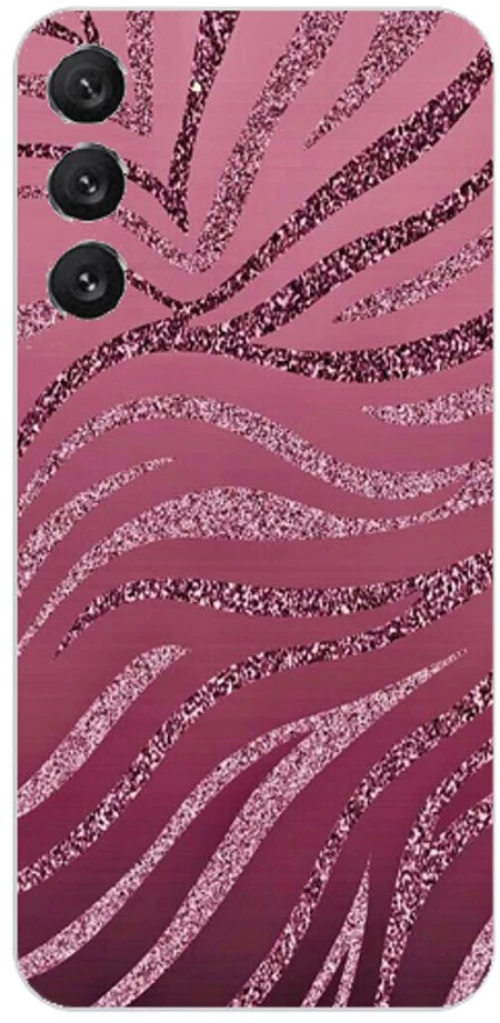 Pink Zebra Silicone case θήκη για Samsung Galaxy S23