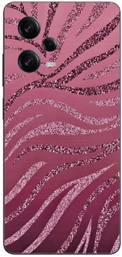 Pink Zebra Silicone Case θήκη για Xiaomi Redmi note 12 5g