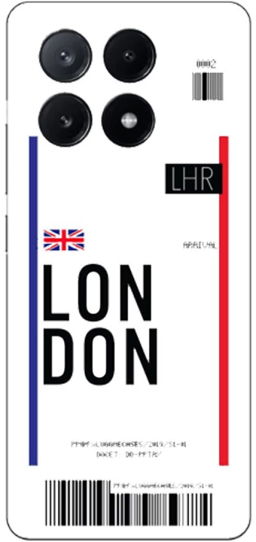 Travel To London Silicone Διαφανη θήκη για Xiaomi Poco X6 Pro