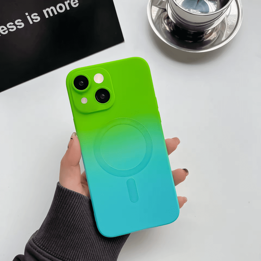 Gradient Matte Case With Magsafe Θήκη για iPhone 15 με Προστασία στις Κάμερες