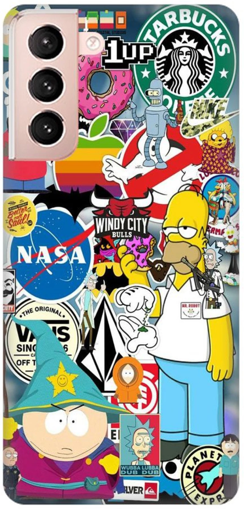 Brands Stickers Θήκη για Samsung Galaxy S21 FE