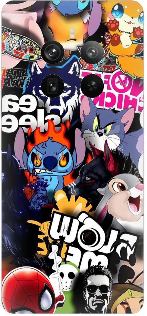 Comic Heros Case θήκη για Realme 12 Pro+ 5G