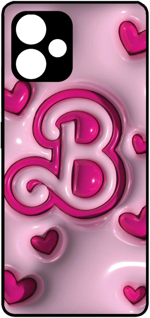 B Heart Protective Hard Case black Θήκη για Xiaomi Redmi 12 5G