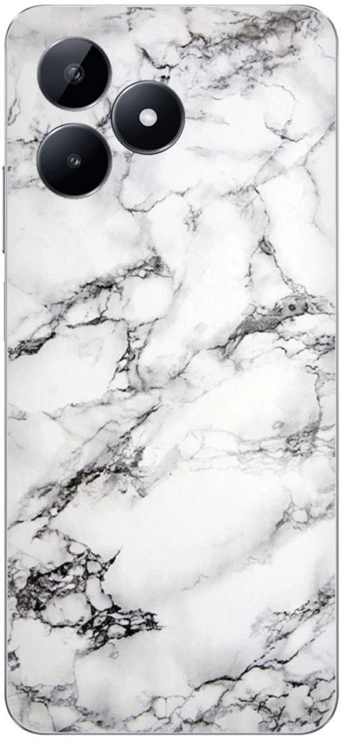 Marble White Silicone Case θήκη για Realme Note 50