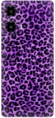 Animal Print Leopard Purple Silicone Case θήκη για Motorola Moto G04 4G