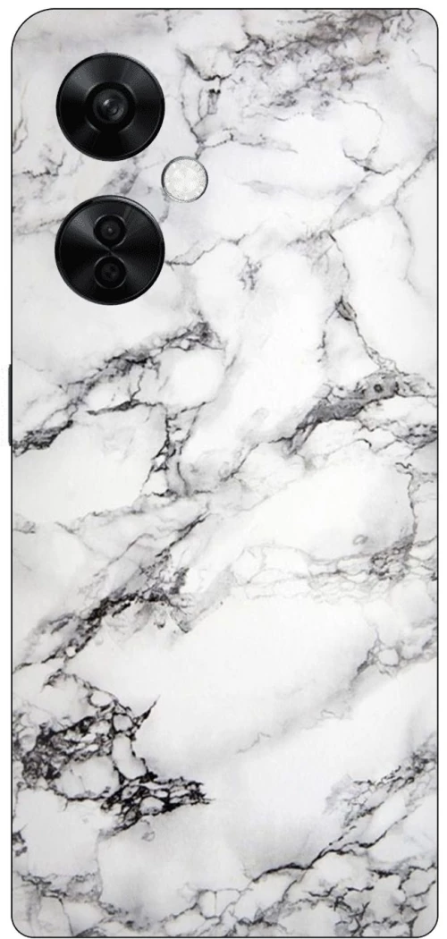 Marble White Silicone Case θήκη για OnePlus Nord CE 3 Lite 5G