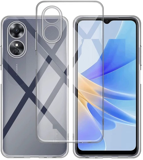 CLEAR silicone case 1,5mm Θήκη για OPPO A78 5G transparent