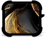 Marble Black-Gold Custom Case Airpods 3