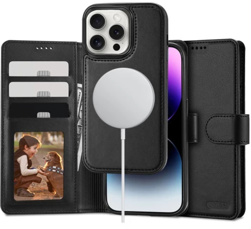 TECH-PROTECT WALLET ΘΗΚΗ ΓΙΑ IPHONE 16 PRO BLACK