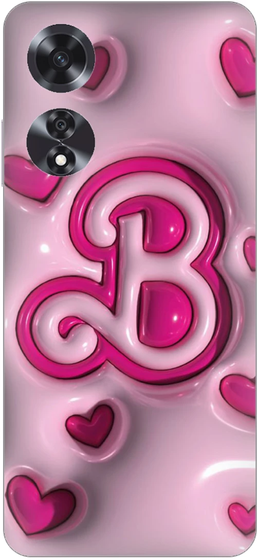 B Hearts Silicone Case θήκη για OPPO A60 4G