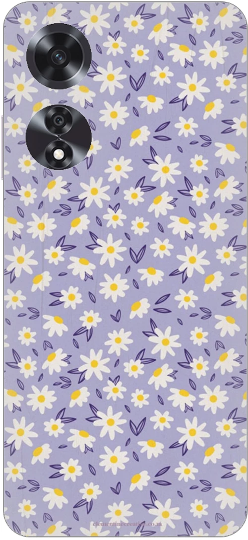 FLOWERS Silicone Case θήκη για OPPO A60 4G