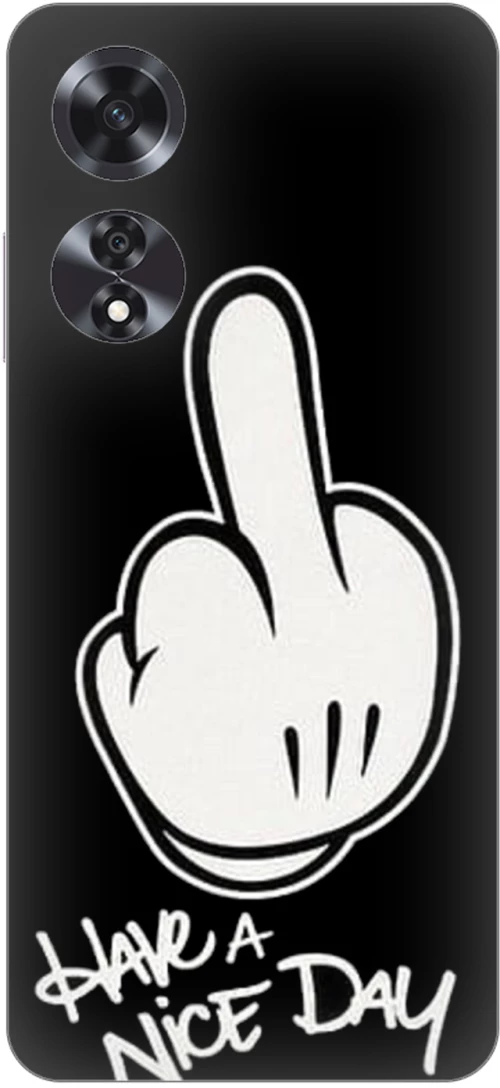 Have a Nice Day Silicone Case θήκη για OPPO A60 4G