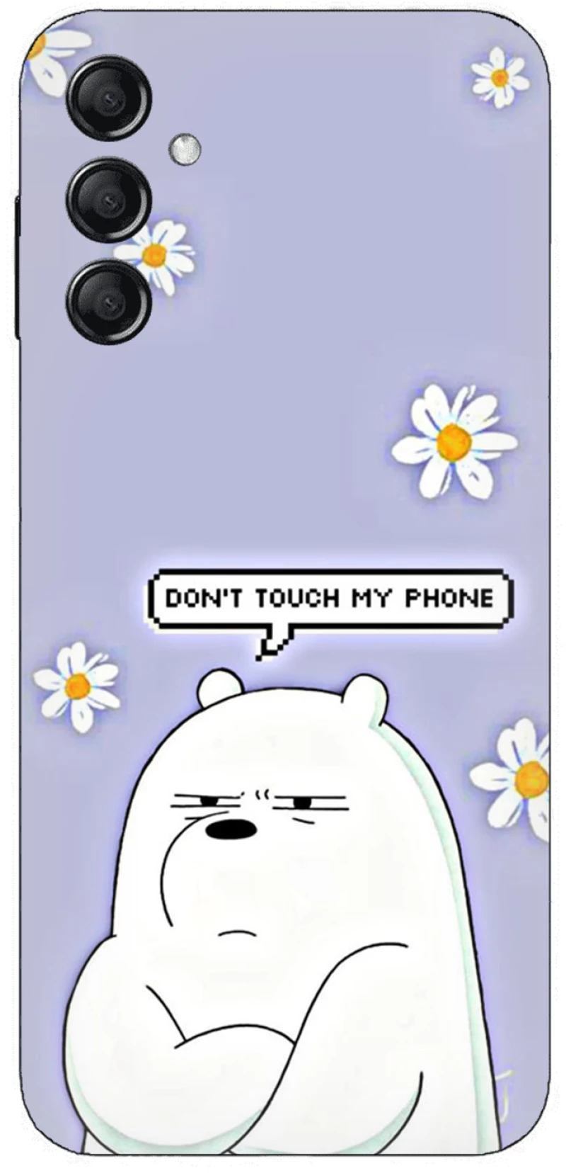 Don't Touch My Phone bear Θήκη για Samsung Galaxy A25 5G