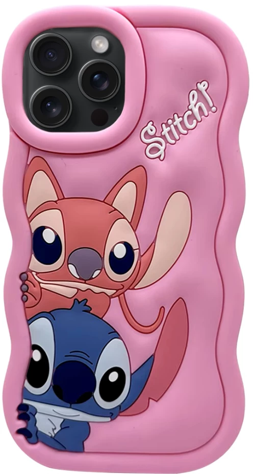 3D SOFT SHOCKPROOF Phone Case Ohana θήκη για iPhone 12 Pro pink