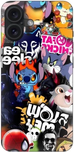 Comic Heros Θήκη για iPhone 16 Plus