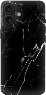 Marble Black Θήκη για iPhone 16 Plus