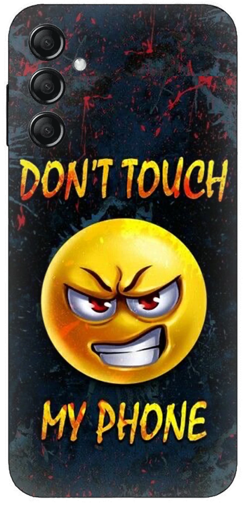 Don't Touch My Phone Emoji Θήκη για Samsung Galaxy A15 4G/5G