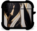 Marble Black-White Custom Case Airpods 4