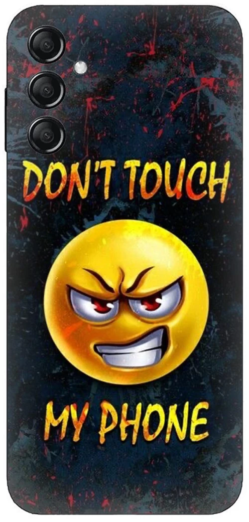 Don't Touch My Phone Emoji Case θήκη για Samsung Galaxy S25+ Plus 5G