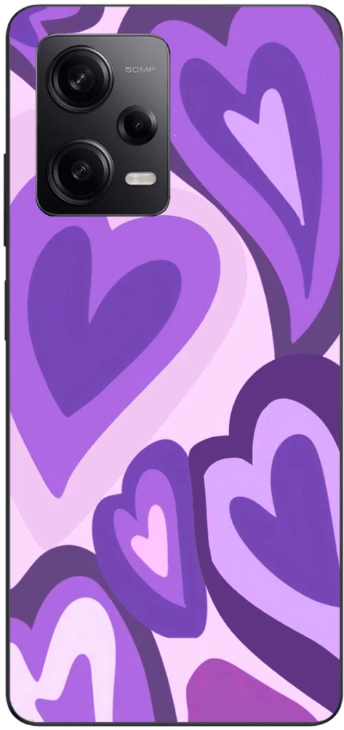 Purple Hearts Θήκη για Xiaomi Redmi Note 12 Pro 5G