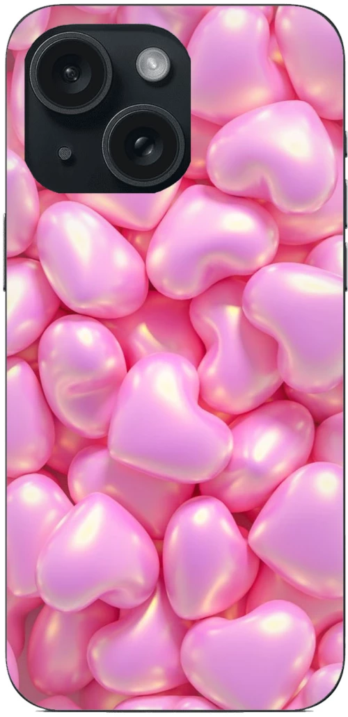 Pink Hearts Θήκη για iPhone 13