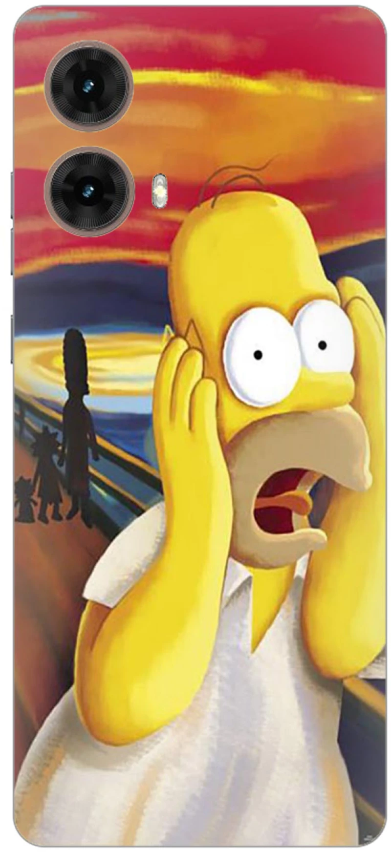 Homer Silicone Case Θήκη για Motorola Moto G85 5G