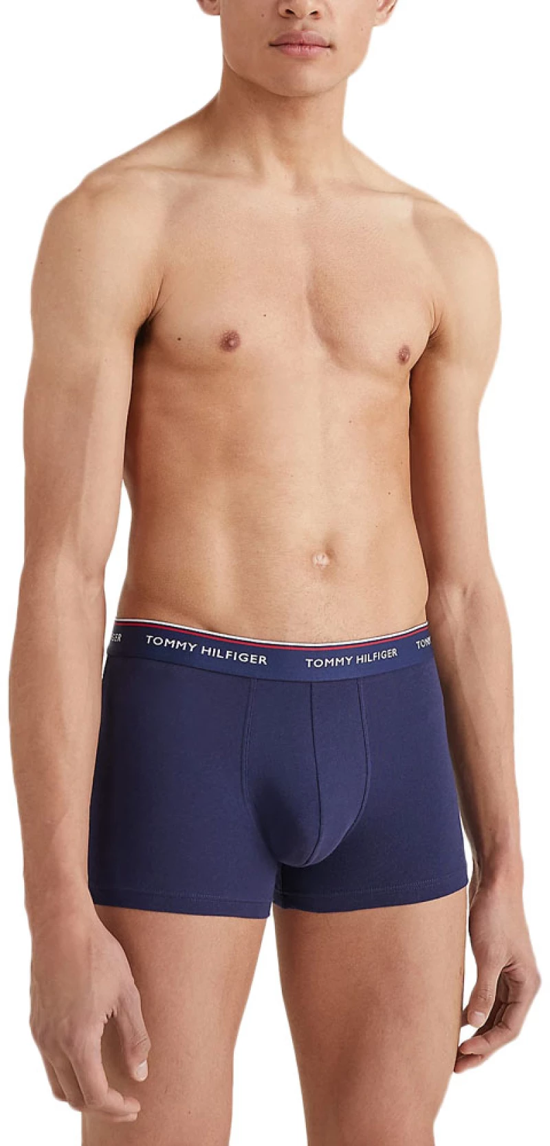 TOMMY HILFIGER PREMIUM ESSENTIAL 3 PACK TRUNK BOXERS MEN TOMMY HILFIGER ΜΠΛΕ (1U87903842-409)