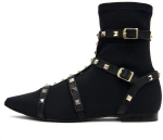 KOTRIS TEXTILE ANKLE BOOTS WOMEN KOTRIS ΜΑΥΡΟ (KTRS-Π-10-800)