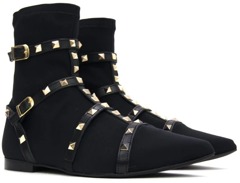 KOTRIS TEXTILE ANKLE BOOTS WOMEN KOTRIS ΜΑΥΡΟ (KTRS-Π-10-800)