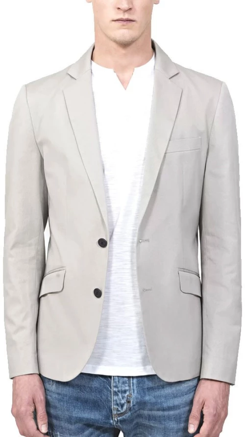 ANTONY MORATO KIRSTEN UNSTRUCTURED SLIM FIT BLAZER MEN ANTONY MORATO ΓΚΡΙ (MMJA00388-FA900109-2063)
