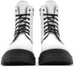 DEBUTTO DONNA LEATHER BIKER BOOTS WOMEN DEBUTTO DONNA ΛΕΥΚΟ (DD-651-L)