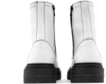 DEBUTTO DONNA LEATHER BIKER BOOTS WOMEN DEBUTTO DONNA ΛΕΥΚΟ (DD-651-L)