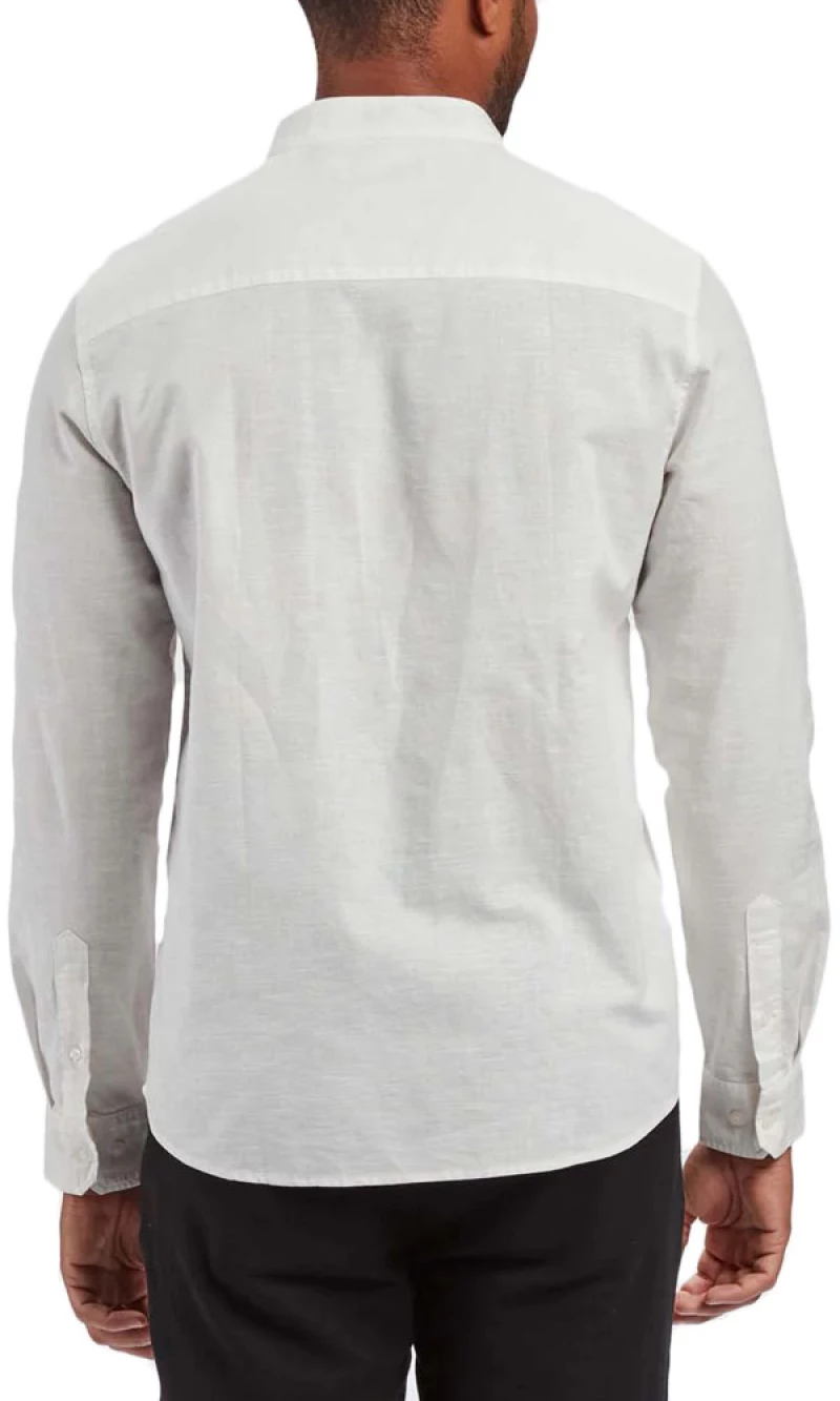GABBA RATTER LINEN SHIRT MEN GABBA ΛΕΥΚΟ (10283-0003)