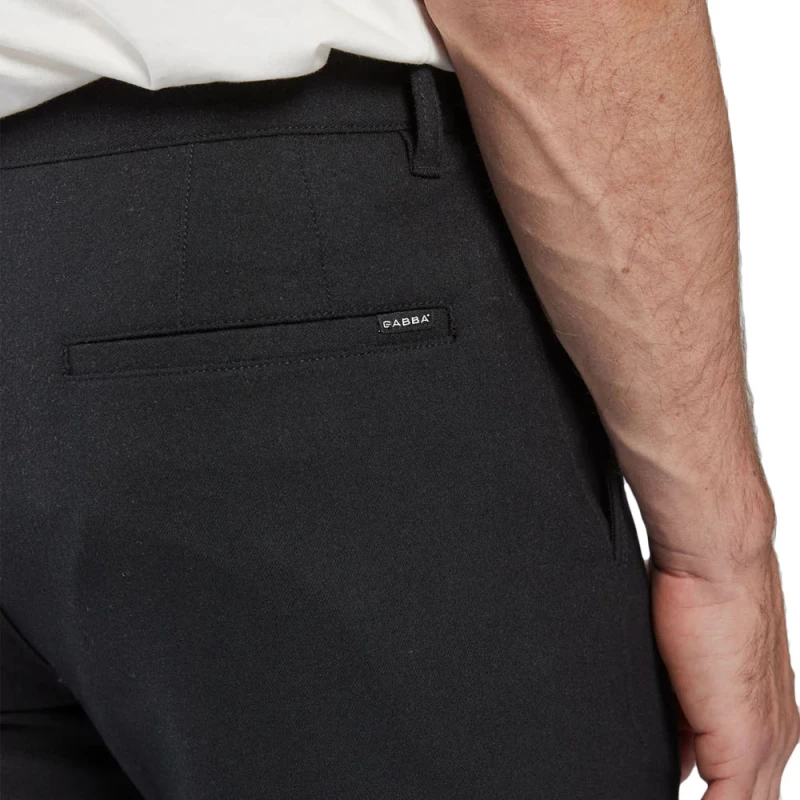 GABBA VENZA WATT REGULAR FIT PANTS MEN GABBA ΜΑΥΡΟ (10767-9999)