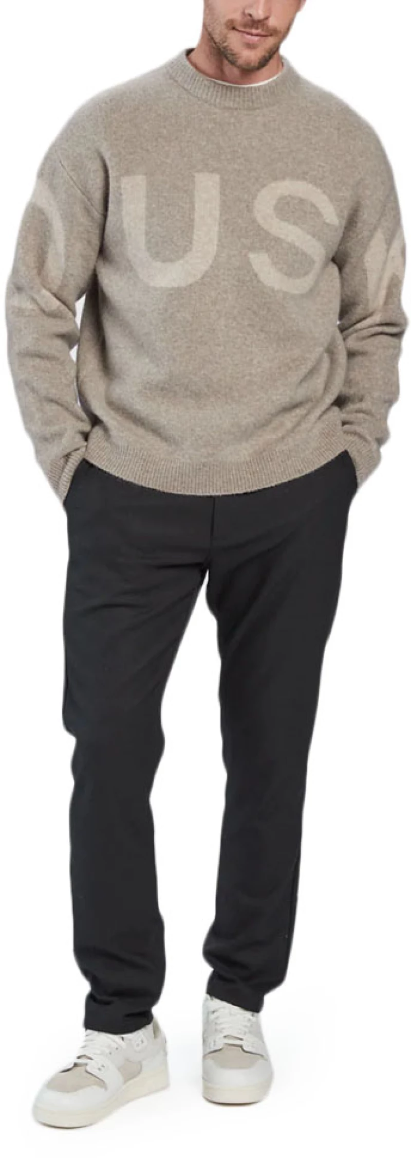 GABBA VENZA WATT REGULAR FIT PANTS MEN GABBA ΜΑΥΡΟ (10767-9999)