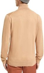 SCOTCH n SODA MERINO WOOL TURTLENECK REGULAR FIT PULLOVER MEN SCOTCH & SODA ΜΠΕΖ (174594-0760)