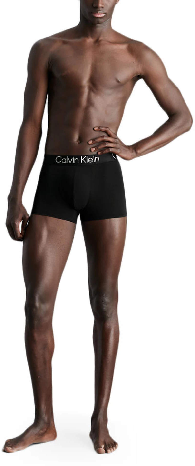 CALVIN KLEIN 3 PACK TRUNK BOXER MEN CALVIN KLEIN ΓΚΡΙ- ΜΑΥΡΟ (000NB3187A-7V1)