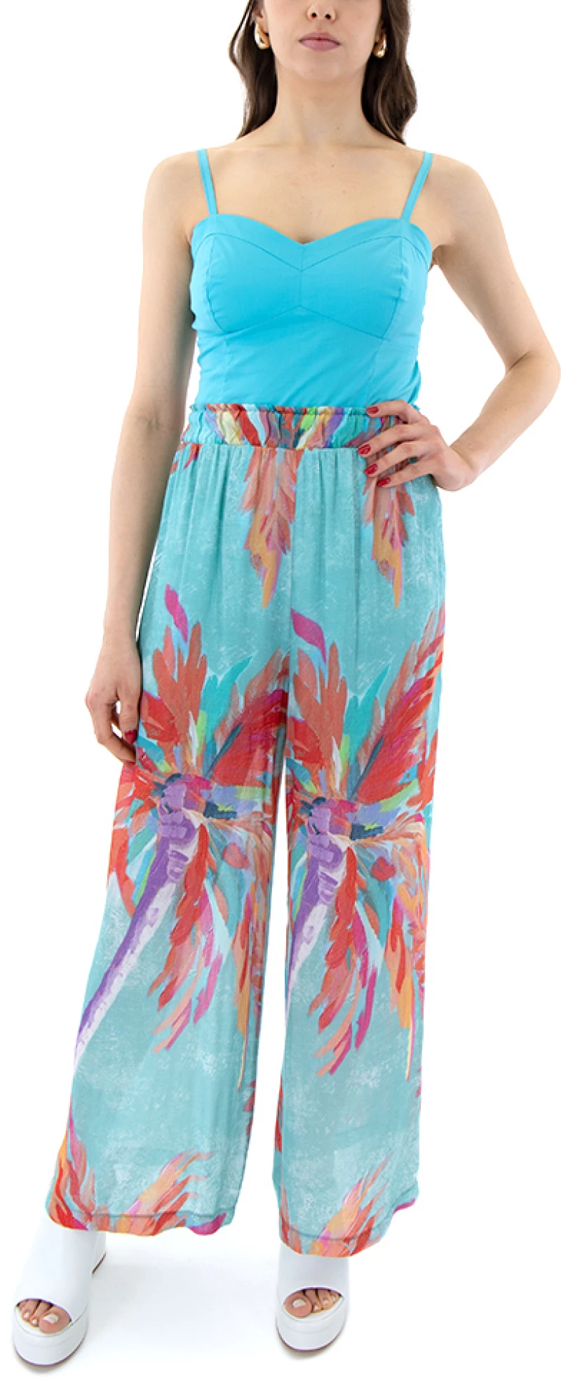 MOUTAKI TOP WOMEN MOUTAKI ΣΙΕΛ (23.01.01-TURQUOISE)