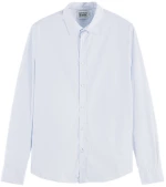 SCOTCH n SODA ESSENTIAL SOLID SLIM FIT SHIRT MEN SCOTCH & SODA ΣΙΕΛ (179006-0765)
