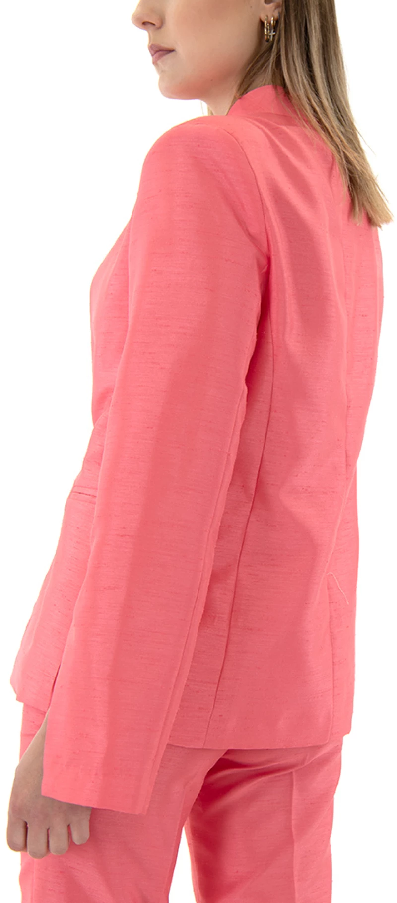C.MANOLO PADDED SHOULDER BLAZER WOMEN C.MANOLO ΡΟΖ (SM24780-PINK)