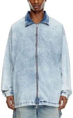 DIESEL D-KRAP-S1 DENIM RELAXED FIT JACKET MEN DIESEL ΜΠΛΕ (A14339-0CBCW-01)