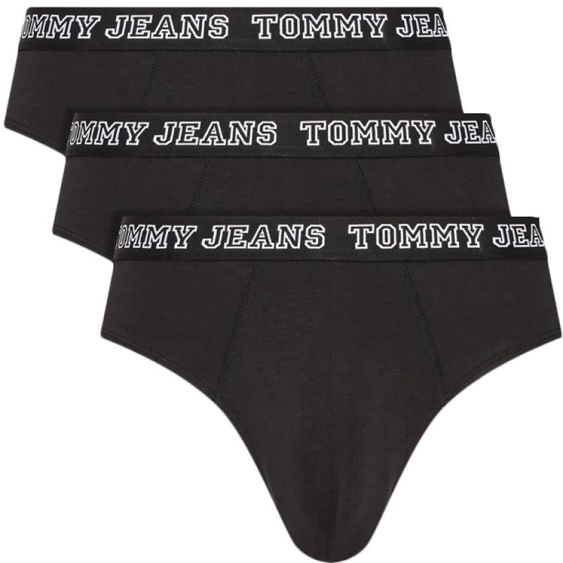 TOMMY HILFIGER TOMMY JEANS 3 PACK BRIEF MEN ΛΕΥΚΟ- ΜΑΥΡΟ (UM0UM02849-0V3)
