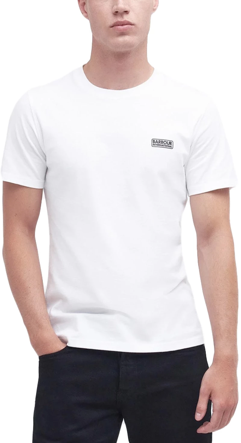 BARBOUR CHARGE LOGO T-SHIRT MEN BARBOUR INTERNATIONAL ΛΕΥΚΟ (MTS0141-WH51)