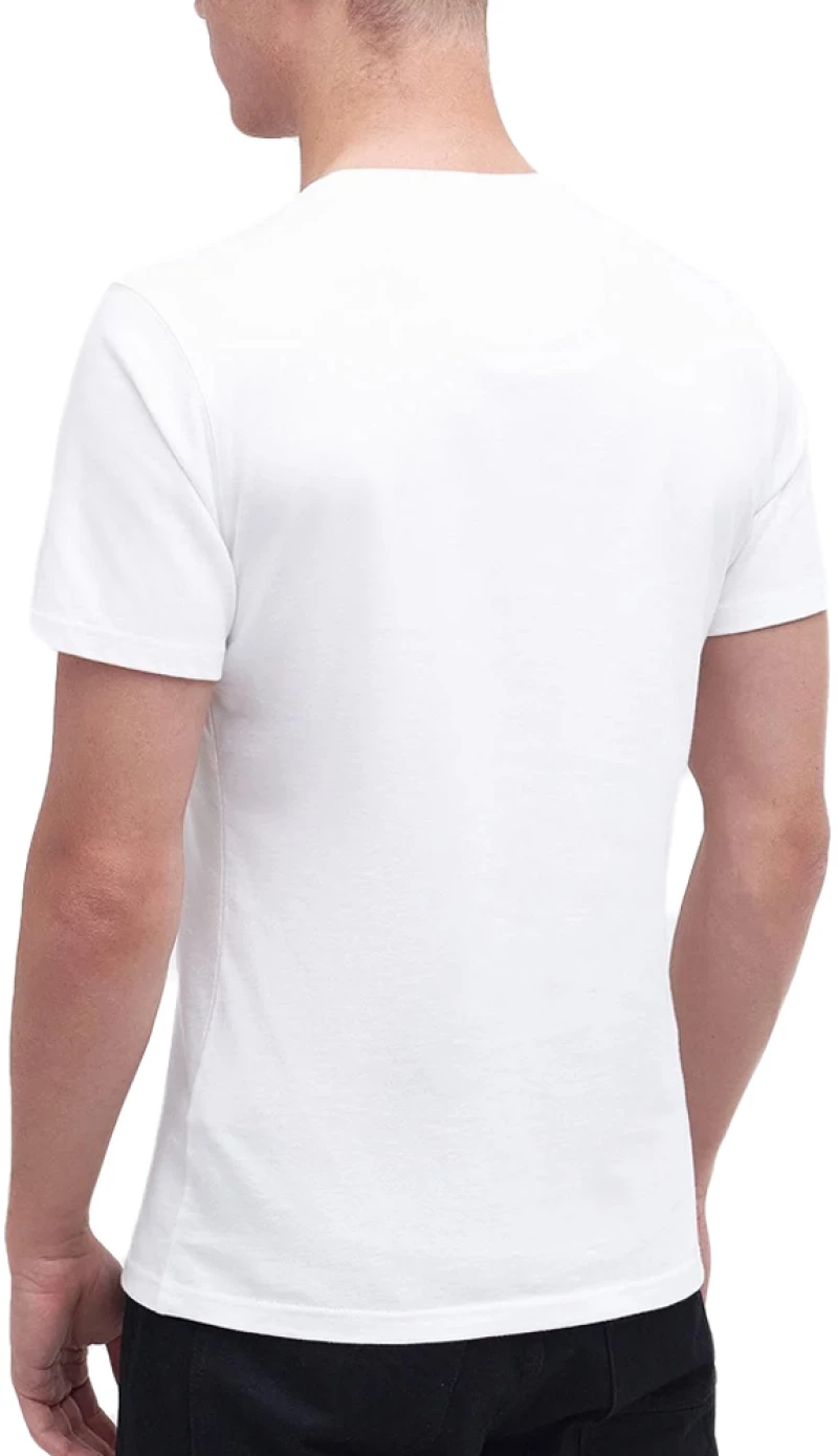 BARBOUR CHARGE LOGO T-SHIRT MEN BARBOUR INTERNATIONAL ΛΕΥΚΟ (MTS0141-WH51)